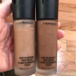 MAC Next to nothing foundation-2 bottles